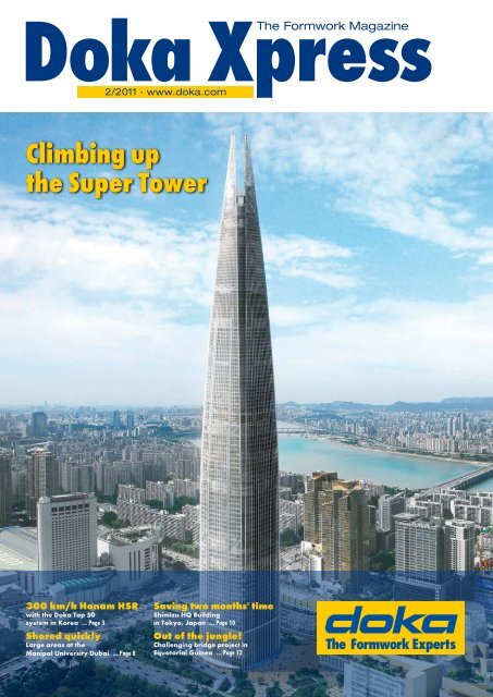 Climbing up the Super Tower - Doka