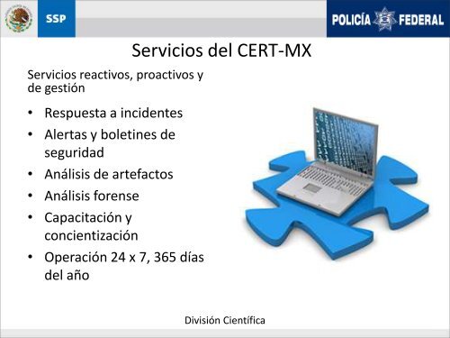 Centro Nacional de Respuesta a Incidentes Cibernéticos CERT-MX