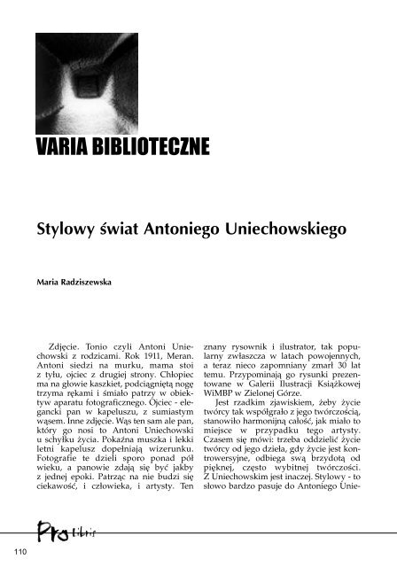 CaÅy numer 17 w jednym pliku PDF - Pro Libris - WojewÃ³dzka i ...