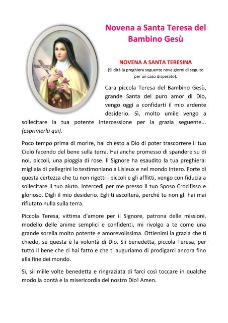 Prega per noi - devotidipadrepio.org