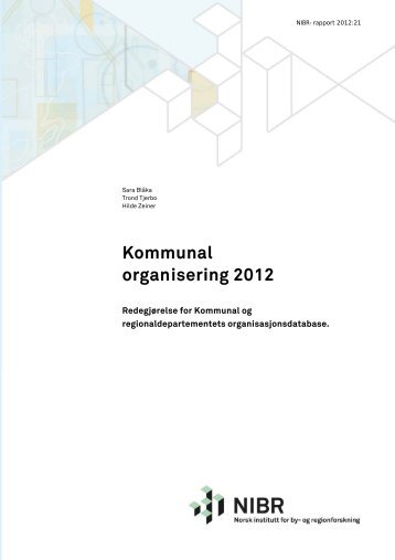 Kommunal organisering 2012