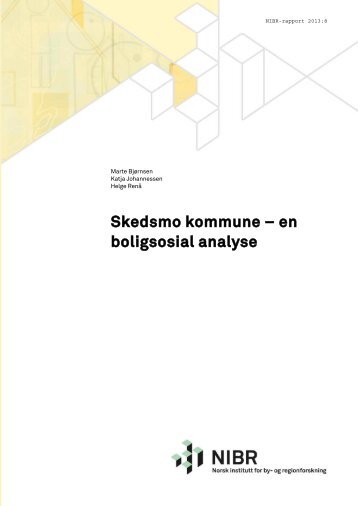 Skedsmo kommune – en boligsosial analyse