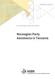 Norwegian Party Assistance in Tanzania