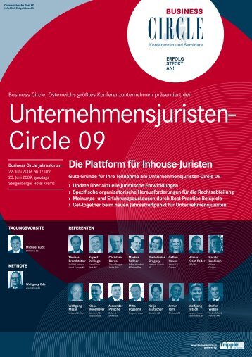 Unternehmensjuristen-Circle 09 - Dorda Brugger & Jordis