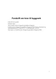 Forskrift om krav til byggverk