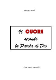 Il CUORE secondo la Parola di Dio