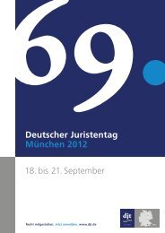 Programmheft 69. djt - 69. Deutscher Juristentag