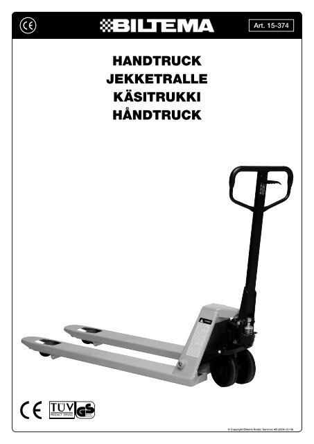 HANDTRUCK JEKKETRALLE KÄSITRUKKI HÅNDTRUCK