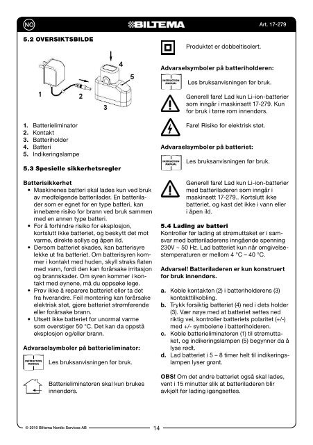 SLaDDLÃ¶ST MaSKINSET OPPLaDBaRT MaSKINSETT ... - Biltema