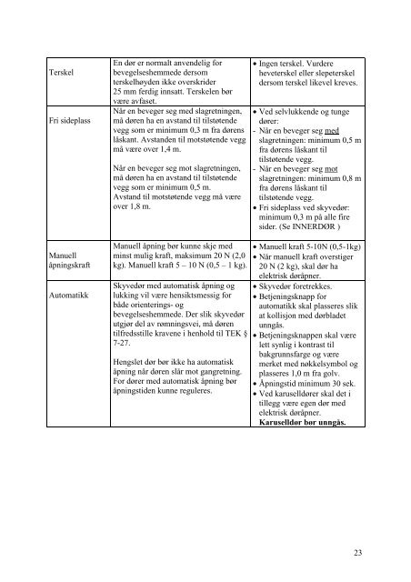 Universell utforming veileder for publikumsbygg