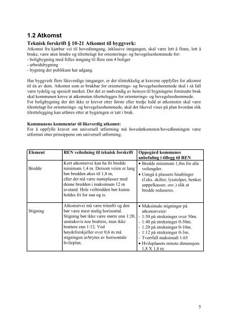 Universell utforming veileder for publikumsbygg