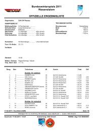 Bundeswinterspiele 2011 Riesenslalom OFFIZIELLE ...