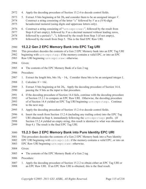 GS1 EPC Tag Data Standard 1.6 - Indicod-Ecr