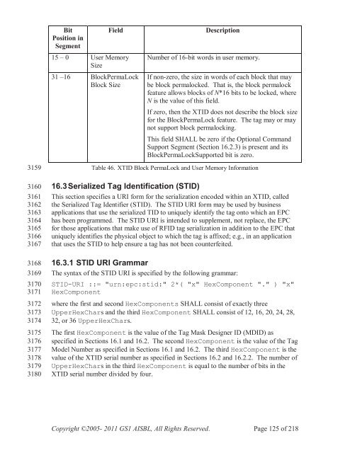 GS1 EPC Tag Data Standard 1.6 - Indicod-Ecr