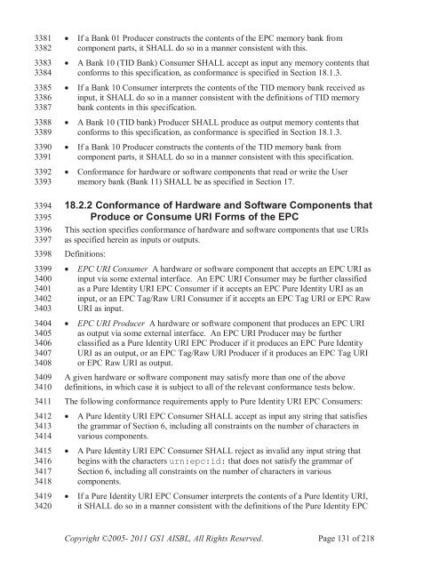 GS1 EPC Tag Data Standard 1.6 - Indicod-Ecr