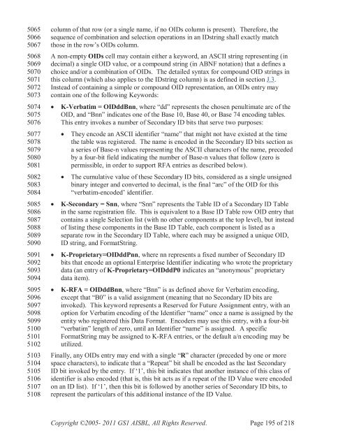 GS1 EPC Tag Data Standard 1.6 - Indicod-Ecr