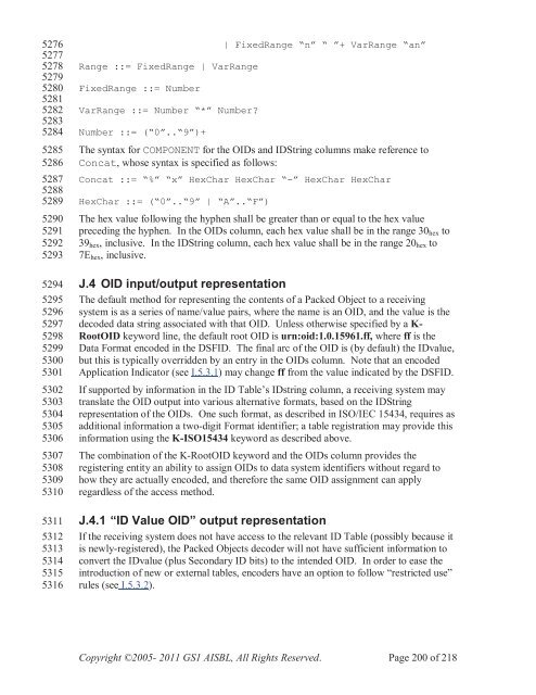 GS1 EPC Tag Data Standard 1.6 - Indicod-Ecr