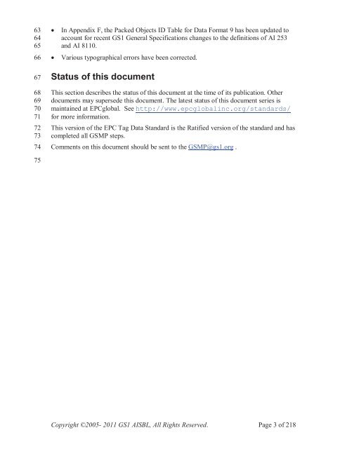 GS1 EPC Tag Data Standard 1.6 - Indicod-Ecr