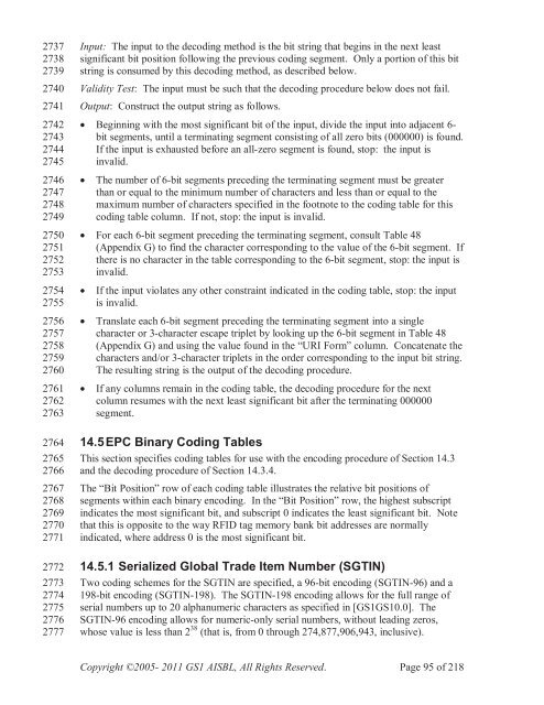 GS1 EPC Tag Data Standard 1.6 - Indicod-Ecr