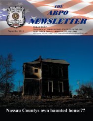 NEWSLETTER - The Association of Retired Police Officers is an ...