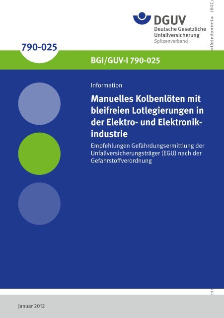 Manuelles Kolbenlöten mit bleifreien Lotlegierungen in der Elektro ...