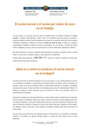 El acoso sexual y el acoso por razÃ³n de sexo en el trabajo Â¿QuÃ© es ...