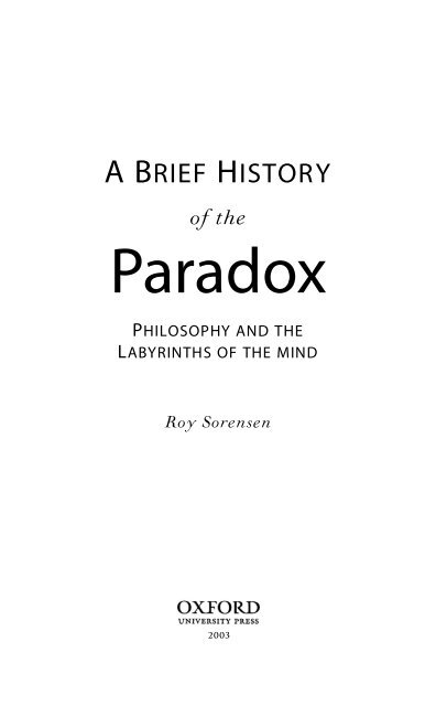 Paradox