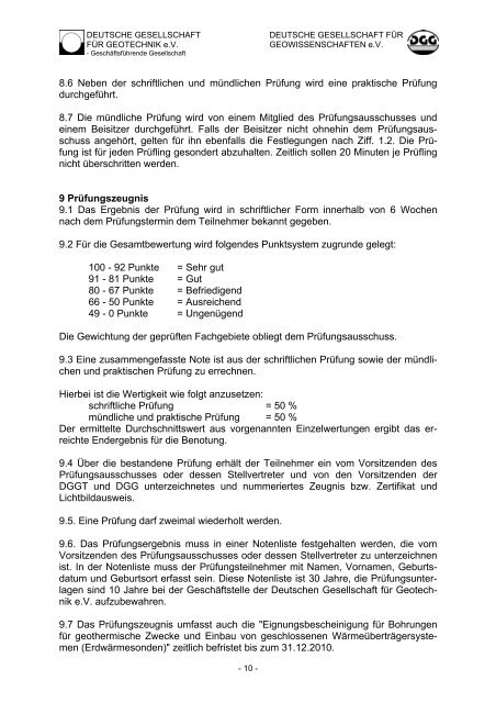 Merkblatt Fortbildung und Qualifikationsnachweis Fachkraft ... - DGGT