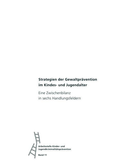 Strategien der Gewaltprävention im Kindes- und Jugendalter - DJI