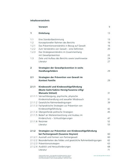 Strategien der Gewaltprävention im Kindes- und Jugendalter - DJI