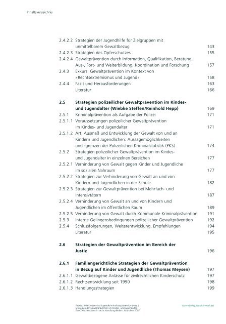 Strategien der Gewaltprävention im Kindes- und Jugendalter - DJI