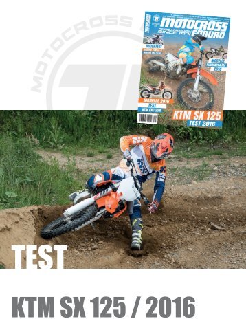 MCE/ Test KTM SX 125 / 2016