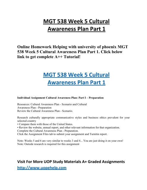 University of phoenix homework help