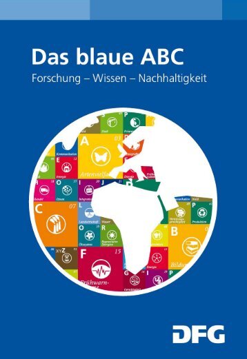 Das blaue ABC. Forschung - Wissen - Nachhaltigkeit - DFG