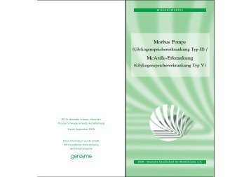 McArdle-Erkrankung - Deutsche Gesellschaft für Muskelkranke (DGM)