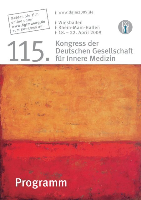 Programm - Deutsche Gesellschaft für Innere Medizin (DGIM)