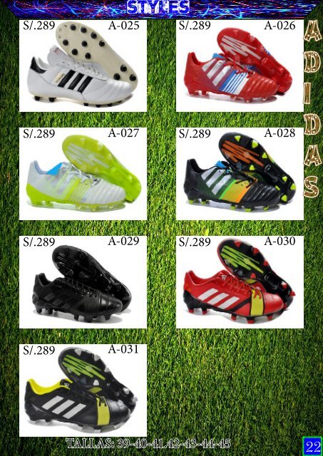 CATALOGO DE (ZAPATOS DE FUTBOL STYLES).pdf