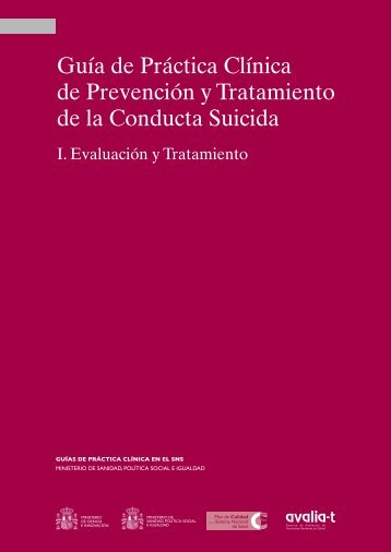 Guía de Práctica Clínica de Prevención y Tratamiento de la Conducta Suicida