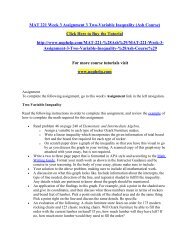 MAT 221 Week 3 Assignment 3 Two-Variable Inequality (Ash Course)/ UOPHELP