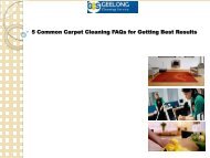 5 Common Carpet Cleaning FAQs for Getting Best Results