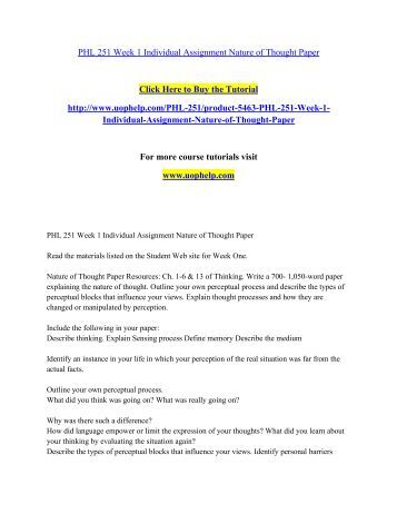 individual assignment critical thinking application paper individual assignment critical thinking application paper