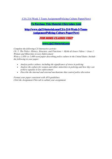cja 394 policing functions paper Cja 394 cja\394 week 2 policing functions paper related. cja 394 policing functions paper Cja 394 cja\394 week 2 policing functions paper related.
