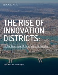 THE RISE OF INNOVATION DISTRICTS