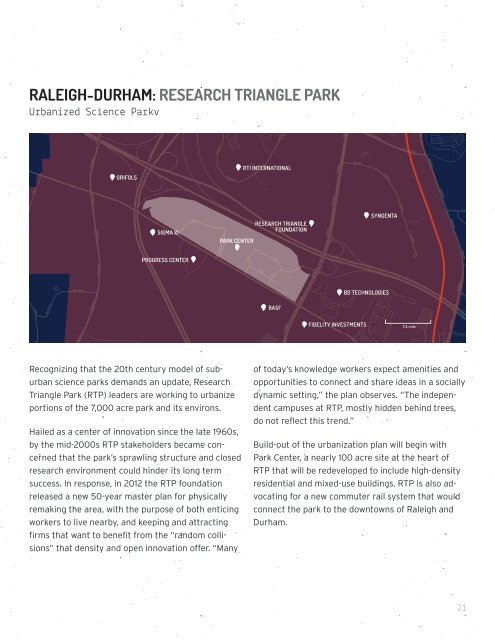 THE RISE OF INNOVATION DISTRICTS