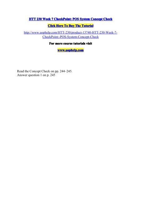 HTT 230 Week 7 CheckPoint POS System Concept Check.pdf