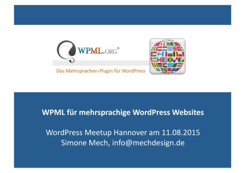 WPML für mehrsprachige WordPress Websites verwenden