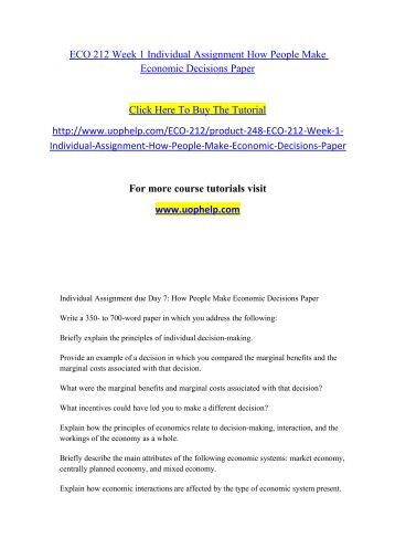 Decisions in Paradise Paper part 1,2, and 3 - Essay Example