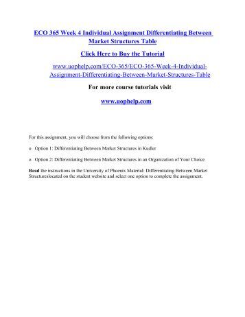 kudler eco 365 Eco365guide guides you in solving paper eco 365 week 4 differentiating between market structures presentation (new market structures in kudler. kudler eco 365 Eco365guide guides you in solving paper eco 365 week 4 differentiating between market structures presentation (new market structures in kudler.