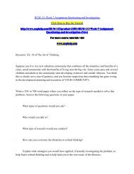 HUM 111 Week 7 Assignment Questioning and Investigation/UopHelp