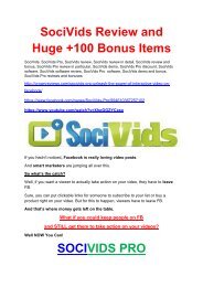   SociVids Pro  review and (GET) +100 items bonus pack
